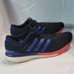 Adidas Adizero Boston 6 Black Purple Red Sz 11